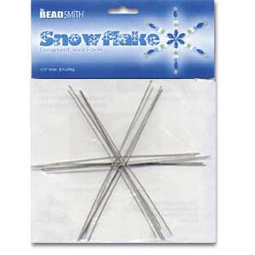 6" Wire Snowflakes