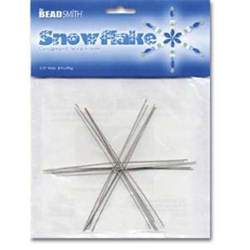 4.5" Wire Snowflakes