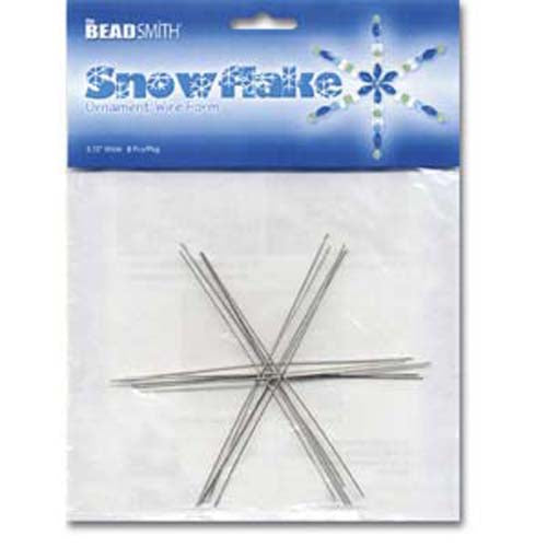 3.75" Wire Snowflakes