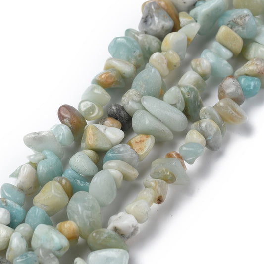 Flower Amazonite Chip Beads